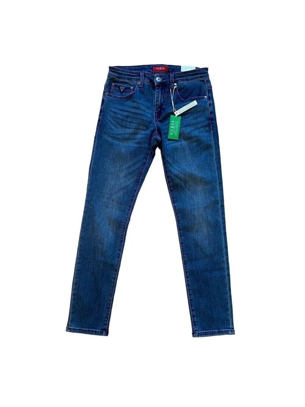 Guess Mid Rise Modern Skinny Avalon Jeans 29x30 Medium Wash Repreve Recycle